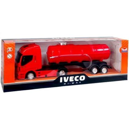 Imagem de Caminhao Tanque Iveco HI-WAY Vermelho Usual Brinquedos 340