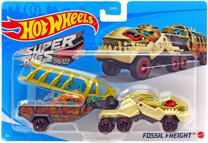 Imagem de Caminhão Transportador c/ Carrinho Hot Wheels - Modelos Sortidos - Mattel -