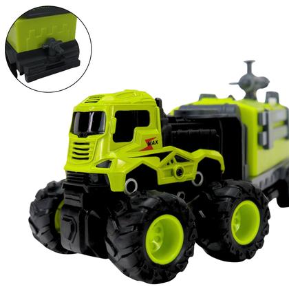 Imagem de Caminhão Truck Tanque de Água Fricção Verde 9309 - Braskit