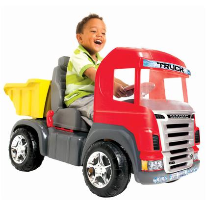 Imagem de Caminhão truck vermelho pedal magic toys