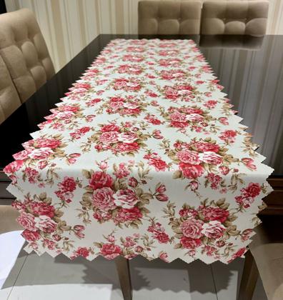 Imagem de Caminho de Mesa Retangular Tecido Oxford Estampado 1,45 x 0,45 cm JCM