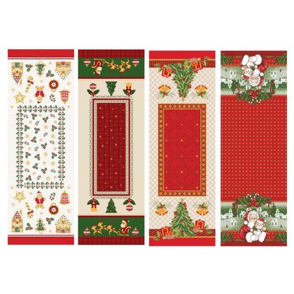 Imagem de Caminho Trilho de Mesa Natal Algodão 100x35cm Sortido Lepper