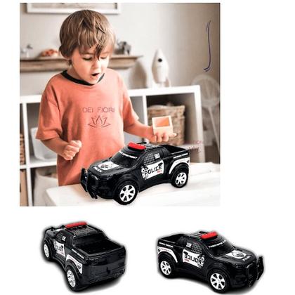 Imagem de Camionete Polícia Hytop PickUp Resgate Brinquedo 38 Cm Top