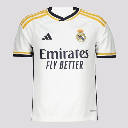 Camisa Adidas Real Madrid Home 2024 Juvenil 5 Bellingham - Camisa