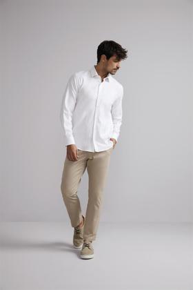 Imagem de Camisa Algodão Egípcio Slim Fit - Branco