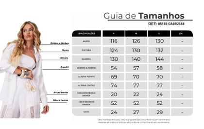 Imagem de Camisa Ampla Broderie Com Rendas Branco Yacamim A18