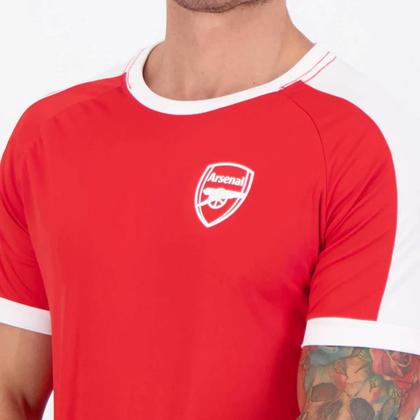 Camisa Arsenal Odegaard 8 Paint Vermelha - Spr - Camisa de Time