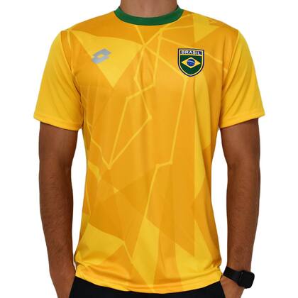 Imagem de Camisa Brasil Lotto Amarela - Masculino