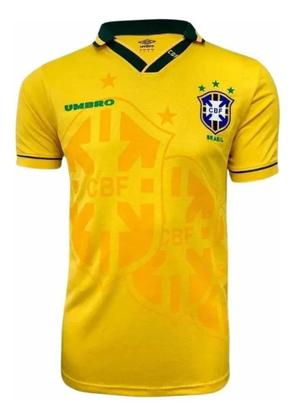 Imagem de Camisa Brasil Retrô 1994 Masculino Amarela Edidão Especil Série limiada