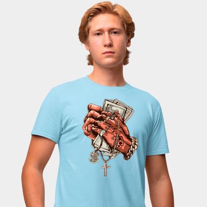 Imagem de Camisa Camiseta Genuine Grit Masculina Estampada Algodão 30.1 Blessed Money