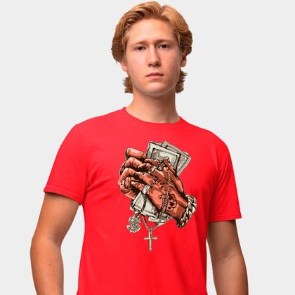 Imagem de Camisa Camiseta Genuine Grit Masculina Estampada Algodão 30.1 Blessed Money