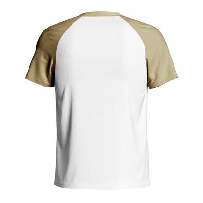 Imagem de Camisa Camiseta Raglan Masculina de Algodão Gola Redonda Brooklyn