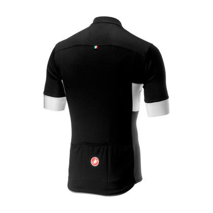 Imagem de Camisa Ciclismo Castelli Prologo VI Preto e Branco Masculino