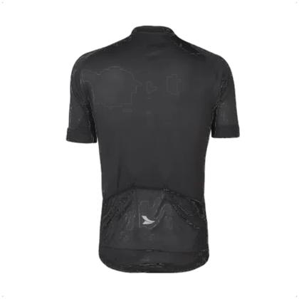 Imagem de Camisa Ciclismo Masculina Tam G Preta UV30+ Dryfit Sport Corrida Treino Academia Musculação Atrio VB003