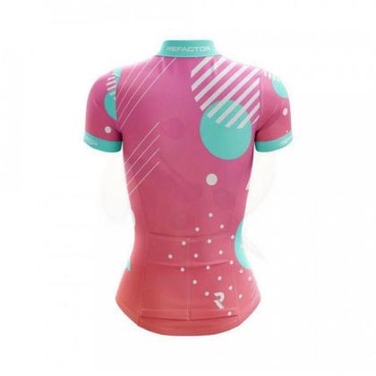 Imagem de Camisa Ciclismo Refactor Feminina Rosa Forms Bike - SSX Multicoisas