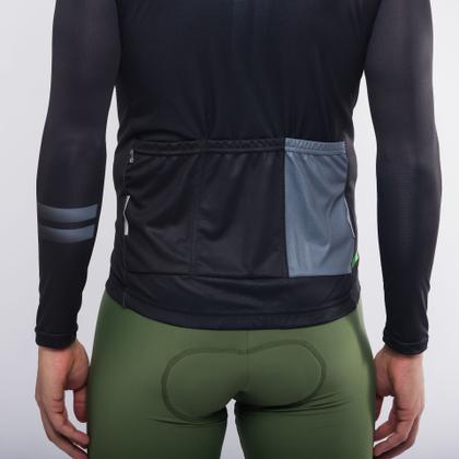 Imagem de Camisa Ciclismo Sport Márcio May Manga Longa All Black