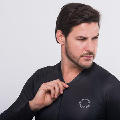 Imagem de Camisa Ciclismo Sport Márcio May Manga Longa All Black