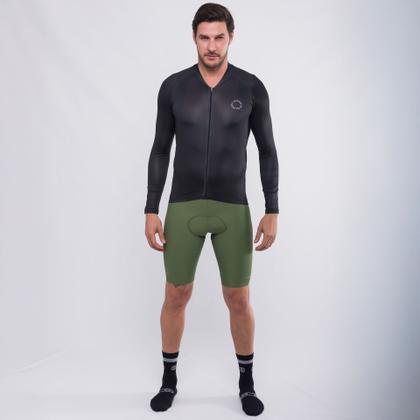 Imagem de Camisa Ciclismo Sport Márcio May Manga Longa All Black