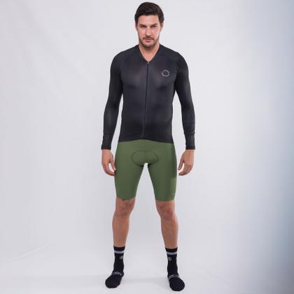 Imagem de Camisa Ciclismo Sport Márcio May Manga Longa All Black