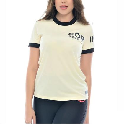 Imagem de Camisa Corinthians Oficial Licenciada Feminina CP Off White