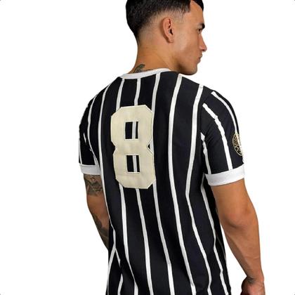 Imagem de Camisa Corinthians Retrô Preta Basílio 1977 Masculina