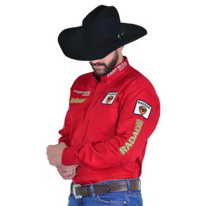 Imagem de Camisa Country Masculina Radade Bordada Brands - Escolha a cor