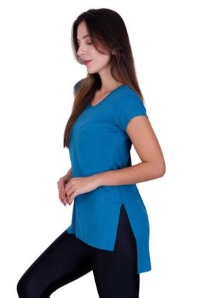 Imagem de Camisa de Academia Fitness com Fenda - C2 BLUSA JU