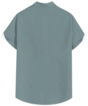 Imagem de Camisa de boliche CURBODO estilo havaiano retrô para homens 3XL