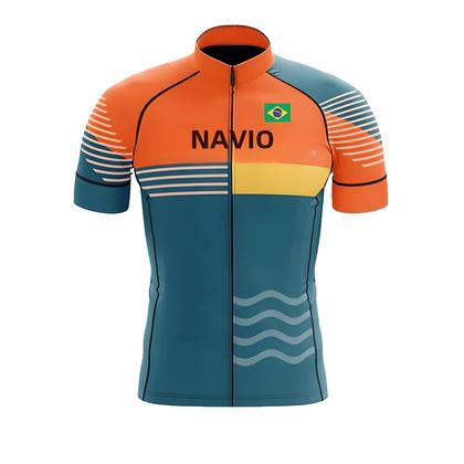 Imagem de Camisa de Ciclismo Masculina - Manga Curta, Respirável e Ideal para Verão