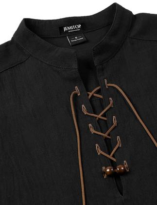Imagem de Camisa de fantasia JEMITOP Retro Renaissance Pirate Viking Masculina M