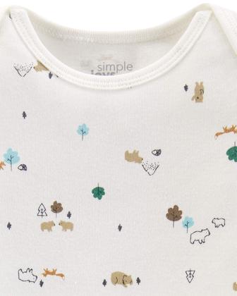 Imagem de Camisa de macacão Simple Joys by Carter's Baby Boy Newborn, pacote com 5