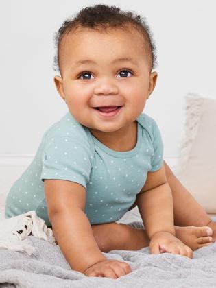 Imagem de Camisa de macacão Simple Joys By Carter's unissex de 6 a 9 meses, pacote com 6