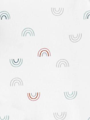 Imagem de Camisa de macacão Simple Joys By Carter's unissex de 6 a 9 meses, pacote com 6