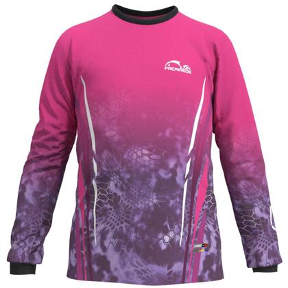 Imagem de Camisa de Pesca Proteção Solar UV CS 23 Kids Girl - Faca na Rede