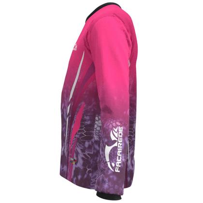 Imagem de Camisa de Pesca Proteção Solar UV CS 23 Kids Girl - Faca na Rede