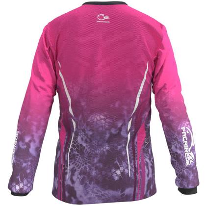 Imagem de Camisa de Pesca Proteção Solar UV CS 23 Kids Girl - Faca na Rede