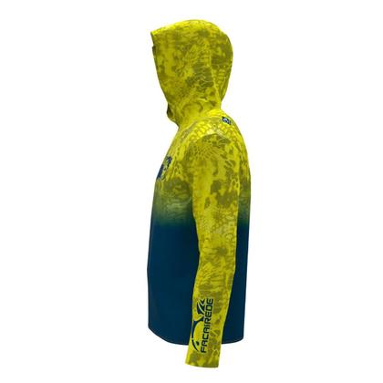 Imagem de Camisa de Pesca Proteção Solar UV Next Limão - Faca na Rede