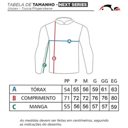 Imagem de Camisa De Pesca Rede Next com Touca Proteção UV Faca na Rede