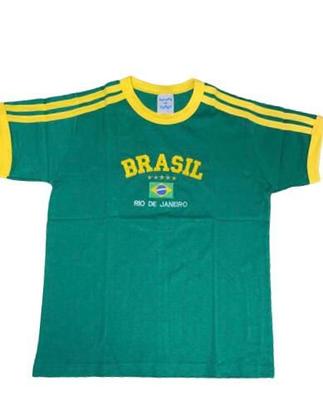 Imagem de Camisa do Brasil Bordada Adulto Unissex