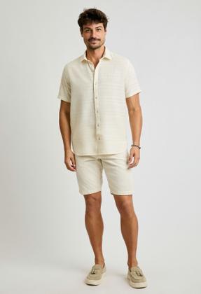 Imagem de Camisa Docthos Relaxed Fit Manga Curta Listrada