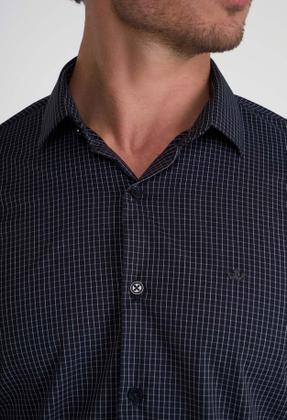 Imagem de Camisa Docthos Slim Manga Longa Xadrez com Poliamida