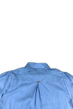 Imagem de Camisa Fabricia Bordado Delicada Manifesto - Elegância e Sofisticação