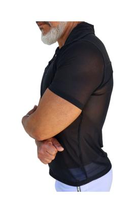 Imagem de Camisa fechada estilo camiseta de tule várias cores