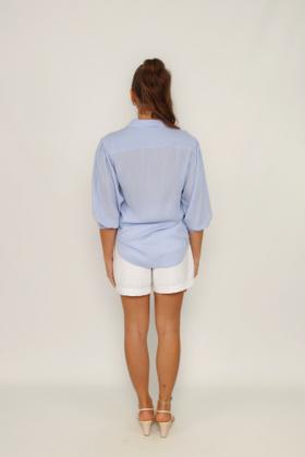 Imagem de Camisa feminina com elástico na manga