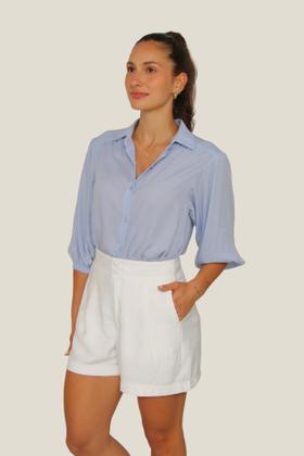 Imagem de Camisa feminina com elástico na manga
