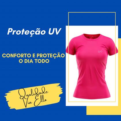 Imagem de Camisa Feminina Dry Fit Fitness, Esportiva, Academia, Bike
