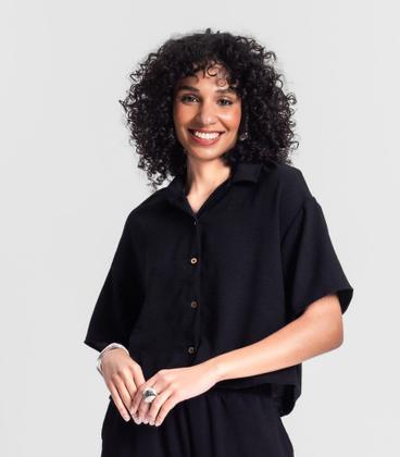 Imagem de Camisa Feminina Em Air Flow Rovitex Preto