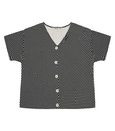 Imagem de Camisa Feminina Plus Size Estampada Secret Glam Preto