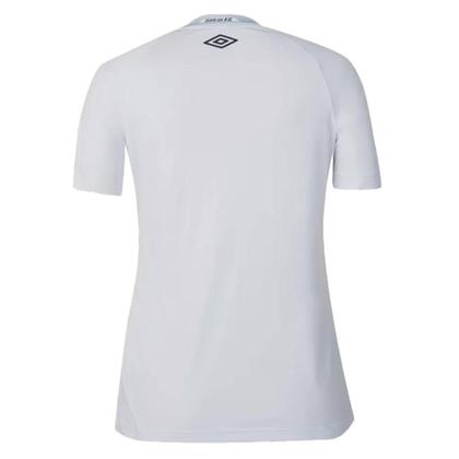 Imagem de Camisa Feminina Santos Branca 2025 Uniforme 1 Torcedor Umbro Original