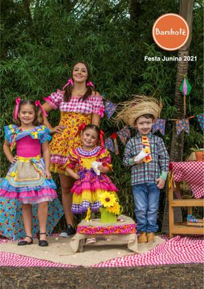 Imagem de Camisa Festa Junina Infantil c/Gravata-São João-Caipira-460